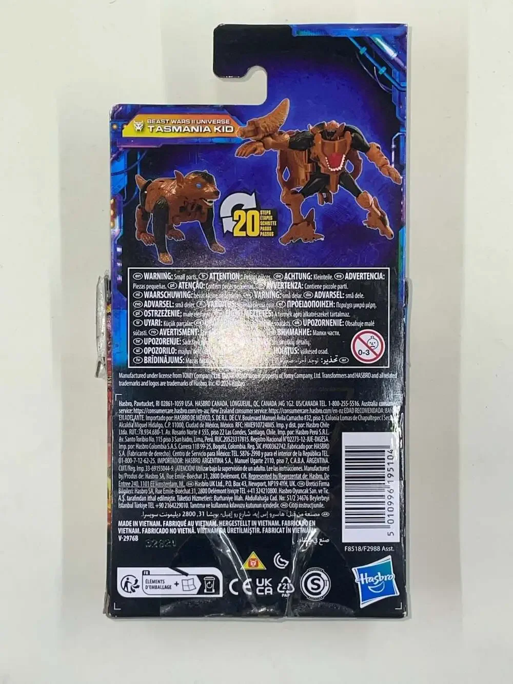 Transformers Legacy United Core Class Beast Wars II Universe Tasmania Kid
